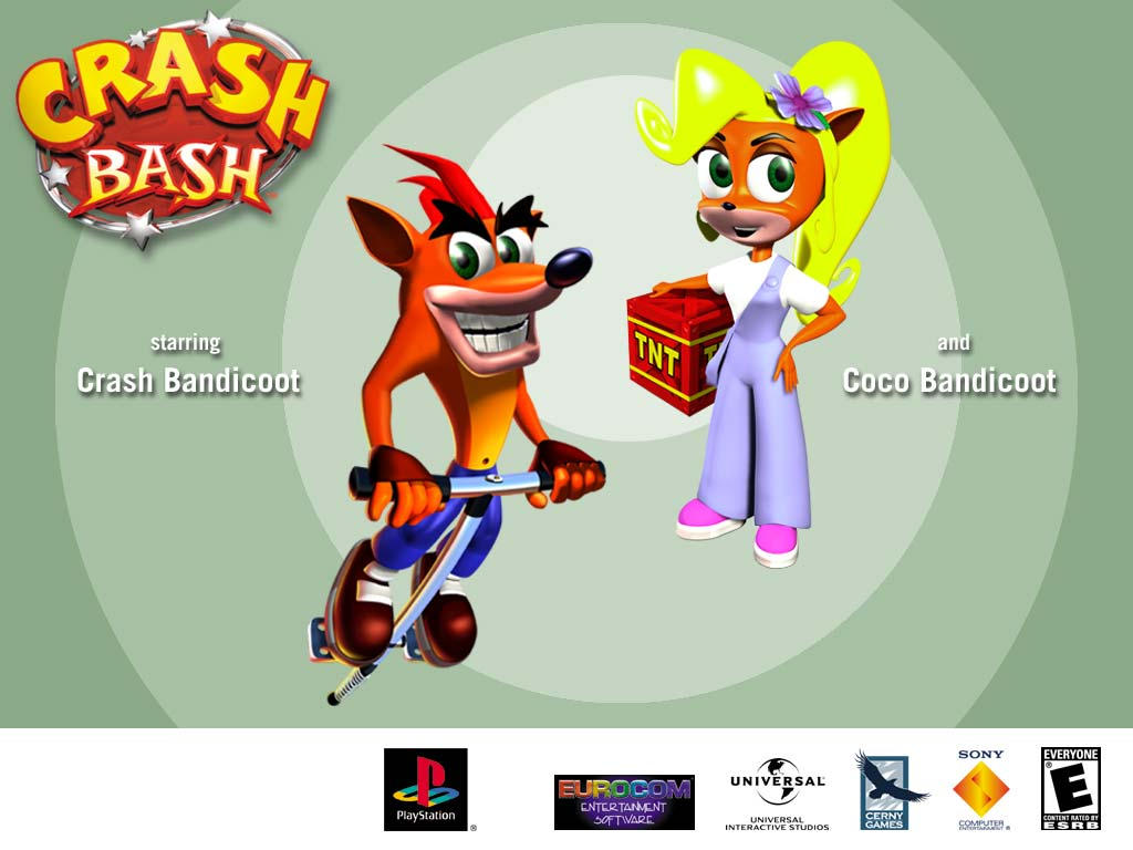 Crash Bash (2000) Wallpaper 01 by CRASHARKI on DeviantArt