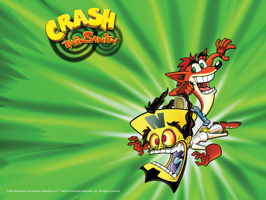 Crash Twinsanity (2004) Cover Artwork Wallpaper by CRASHARKI on DeviantArt