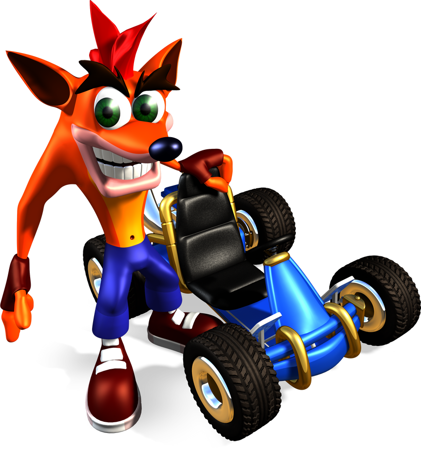 Crash Kart Stand CTR Crash Team Racing (1999) by CRASHARKI on DeviantArt