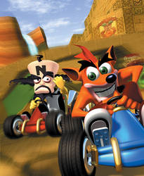 Crash and Cortex - CTR: Crash Team Racing (1999)