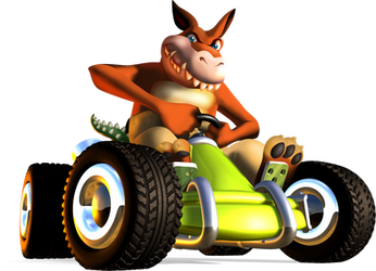 Dingodile Kart Turbo - Crash Team Racing (1999)