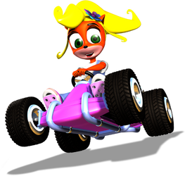 Coco Cover Pose - CTR: Crash Team Racing (1999)