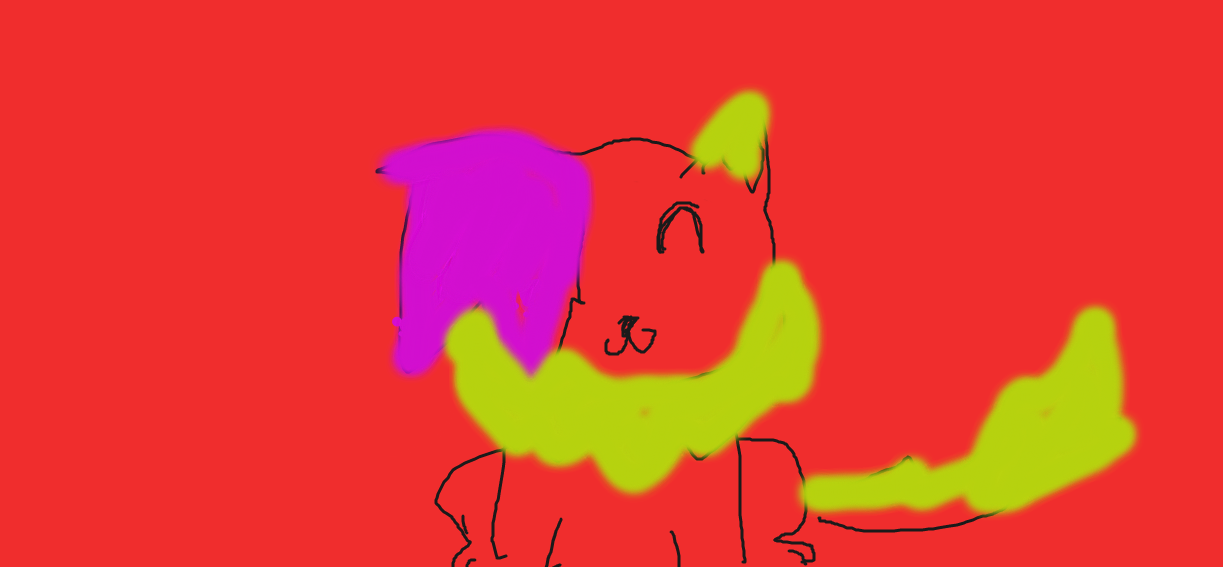 The worst devil cat drawing ever by ProudlyLyricsMaker on DeviantArt