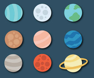 PACK PLANETS VECTOR and PNG, de HistoryDay