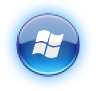 Win 7 start orb Blue Horizon by ducky108