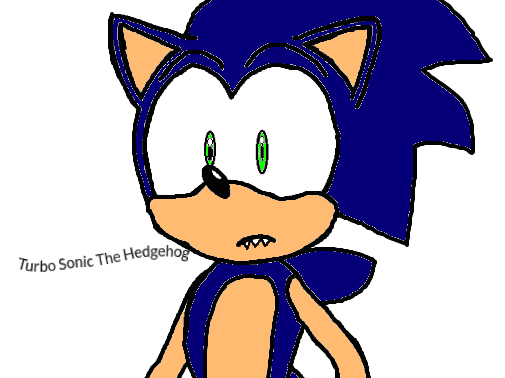 Turbo Sonic The Hedgehog by SonicTheCoolHog123 on DeviantArt