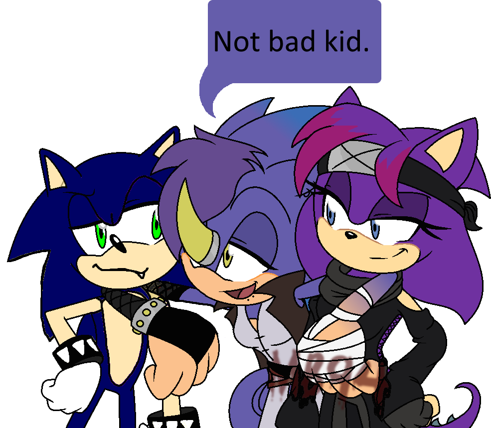 Turbo Sonic with the cool people by SonicTheCoolHog123 on DeviantArt