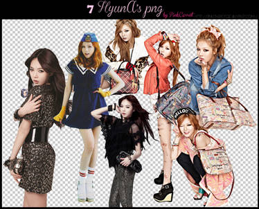 HyunA pngs Pack