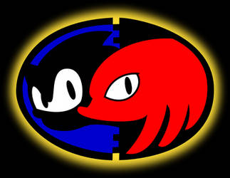 Sonic and knuckles yellow glow