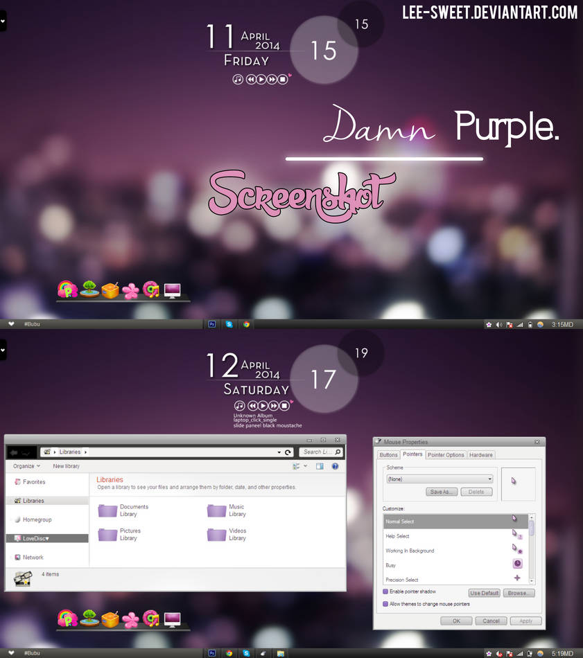 DamnPurple Screenshot -Linda