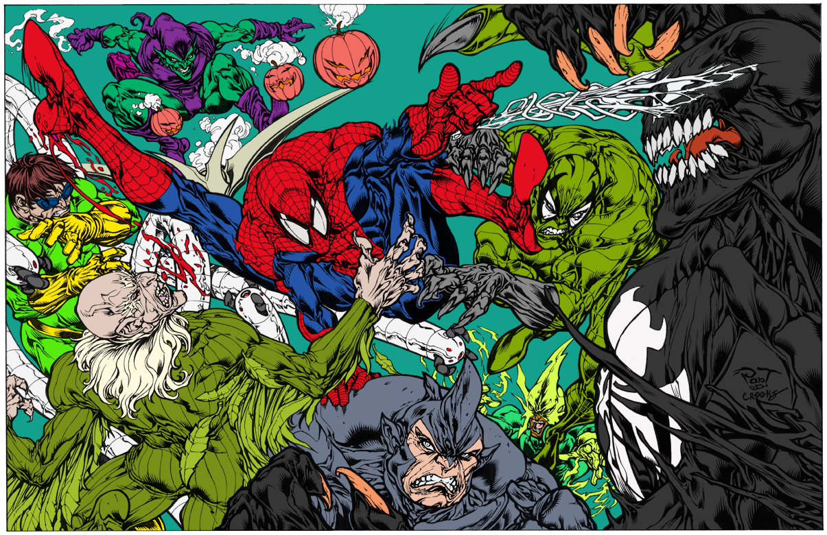 Spiderman And Sinister 7