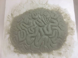 Brain Matter Flat Mold Sculpt