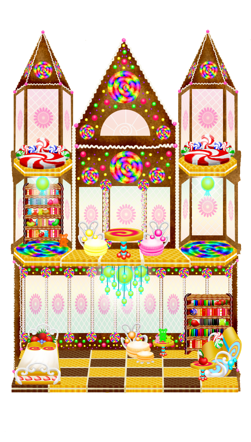 Candy House Inside by CrazyRainbowGirl on DeviantArt
