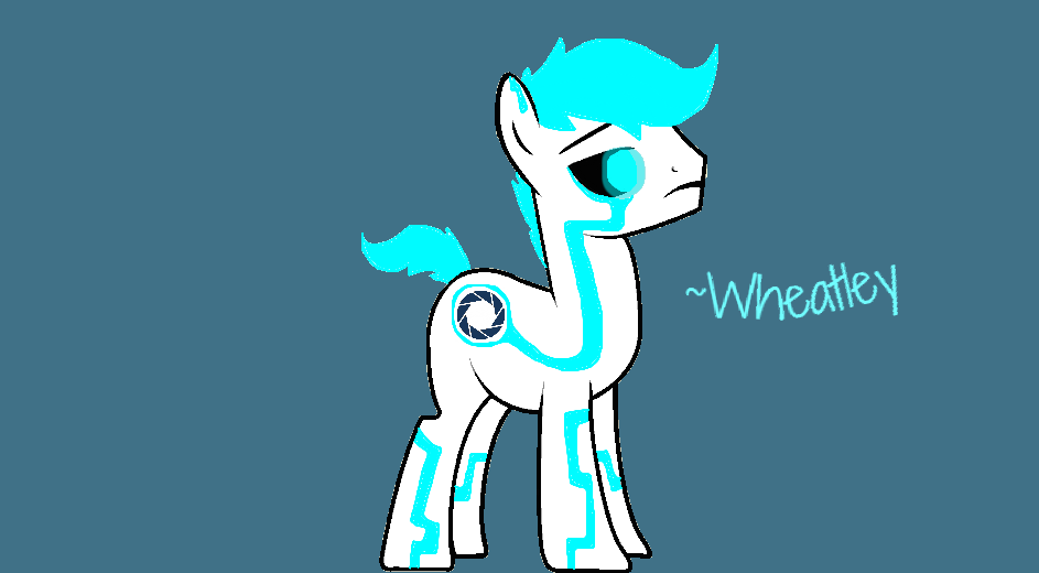 Portal 2 Wheatley Pony by Darumemay on DeviantArt