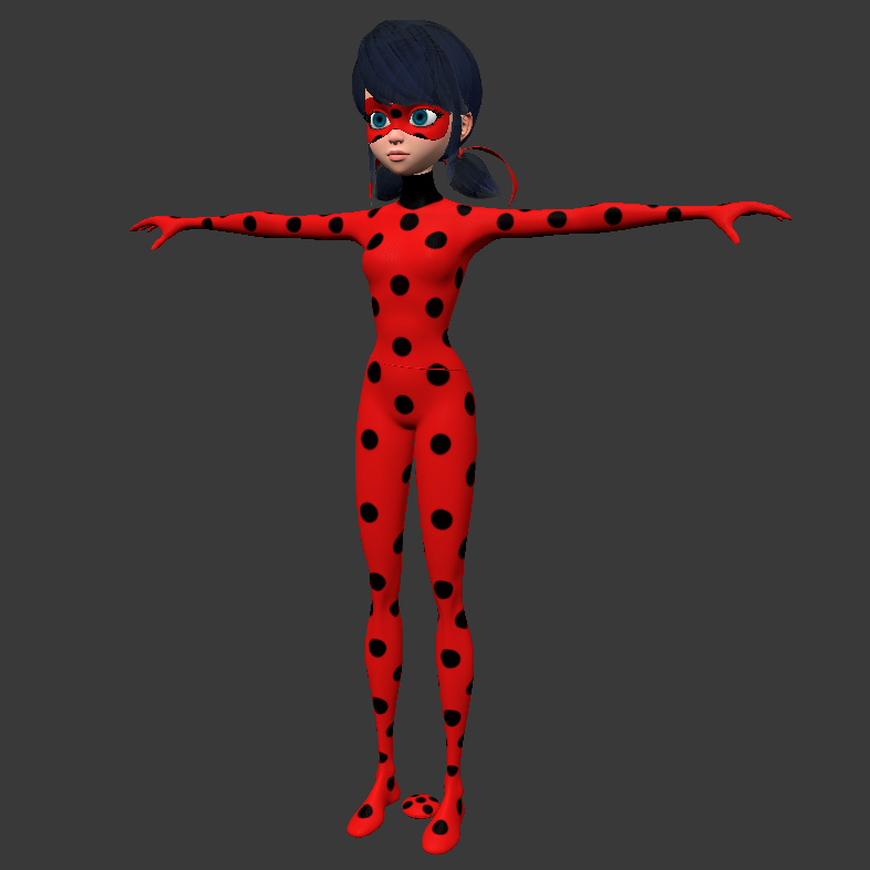 Miraculous Ladybug and Cat noir - Download Free 3D model by