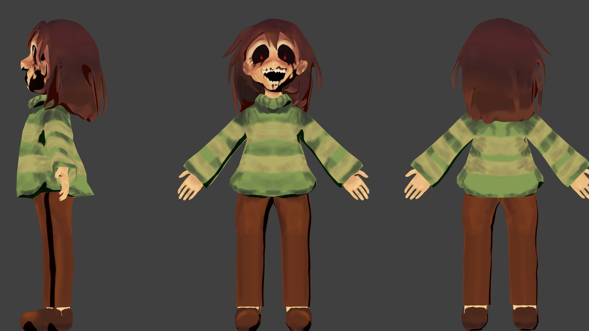 Chara undertale - Finished Projects - Blender Artists Community