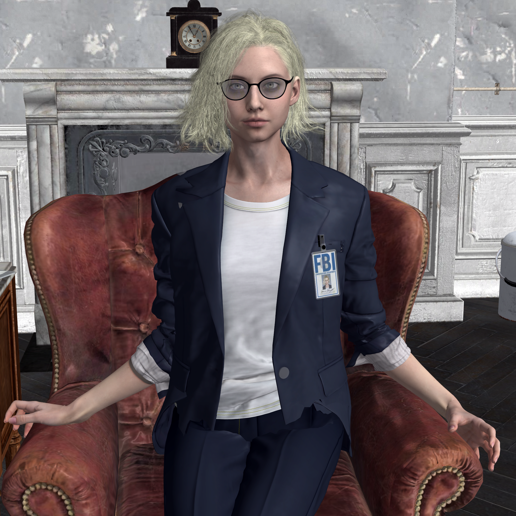 Resident Evil Requiem Grace Ashcroft FBI Suit by Balladia on DeviantArt