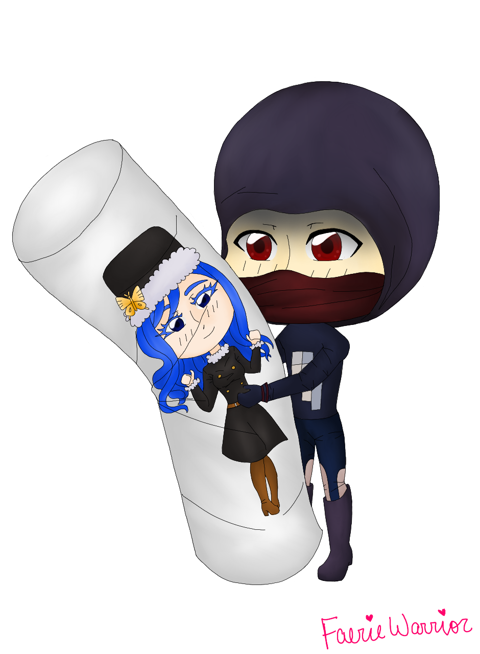 Commission Juvia Body Pillow Chibi by FaerieWarrior on DeviantArt