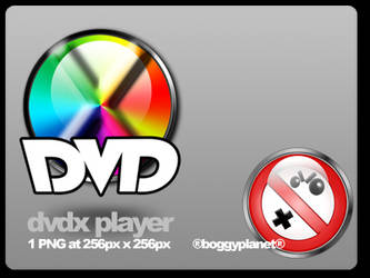 DvdX Player Dock Icon