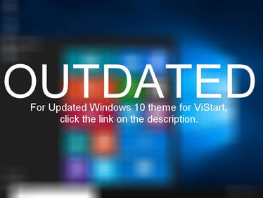 Windows 10 RTM Start Menu for ViStart (Outdated)