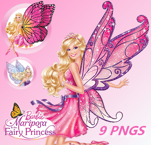 Pack Pngs Barbie Super Princesa by larinha2015 on