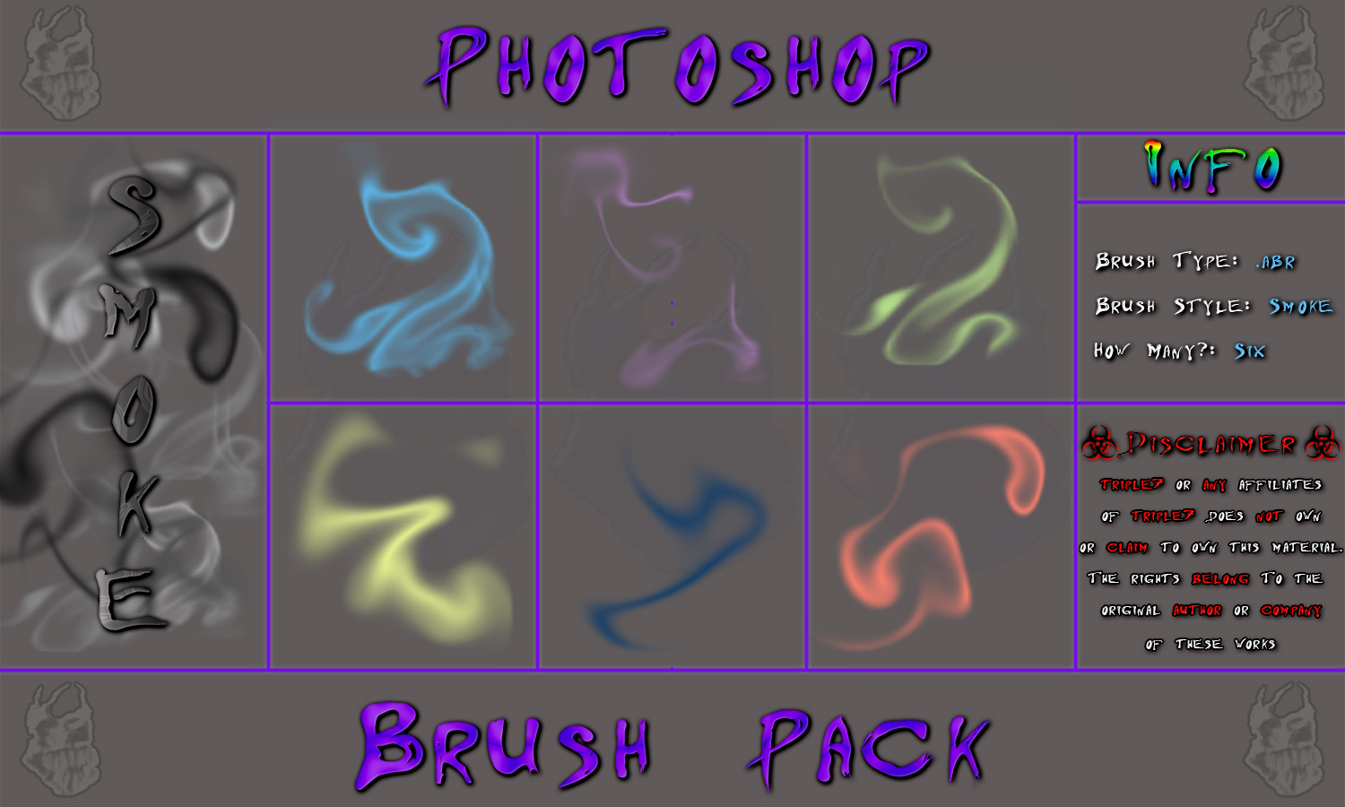 Smoke Brushes [Photoshop Brush Set]