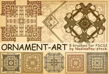 Ornament-art brushes