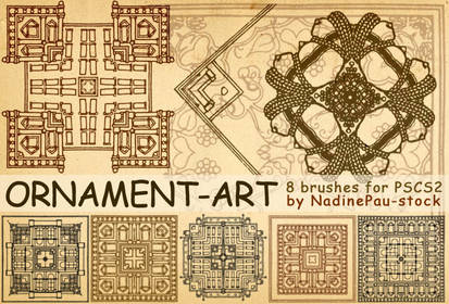 Ornament-art brushes