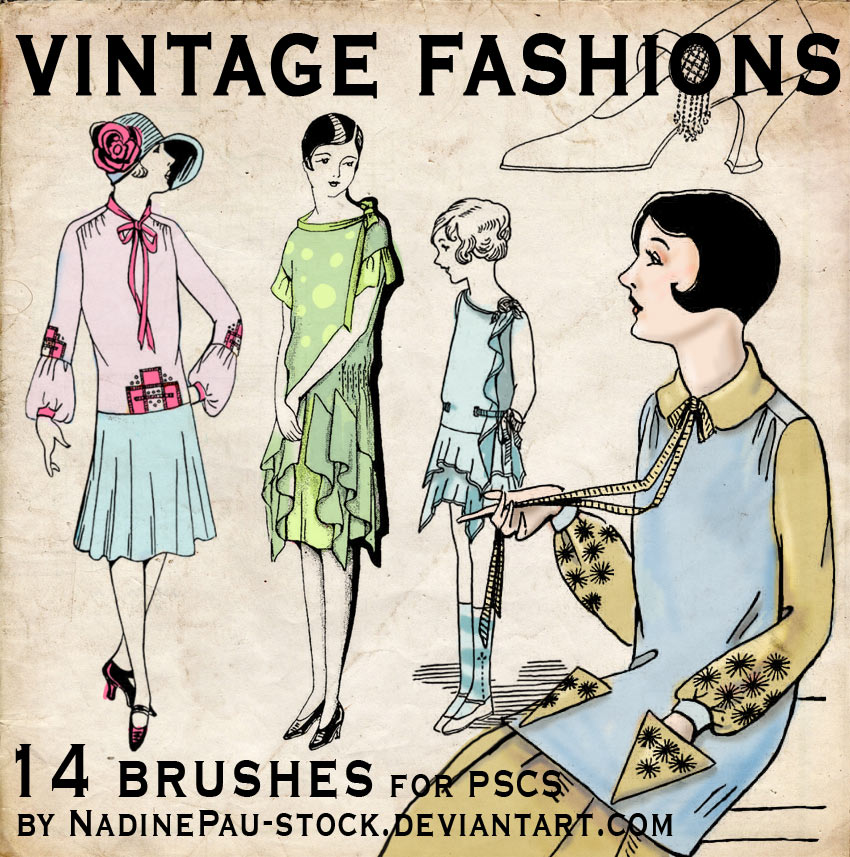 vintage fashions - 14 bruses