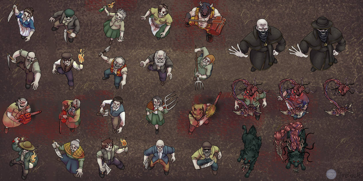 Token Set Resident Evil 4 Villagers by Trelock on DeviantArt