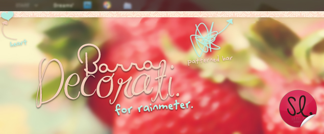 Barra Decorati - Rainmeter.