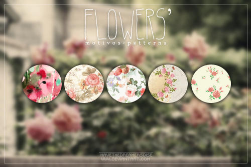 Floral Pattern C Flowers - Patterns by coral-m on DeviantArt