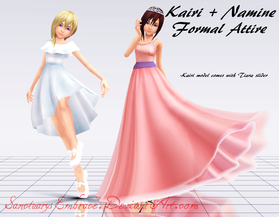 {MMD DOWNLOAD} Kairi + Namine - Formal