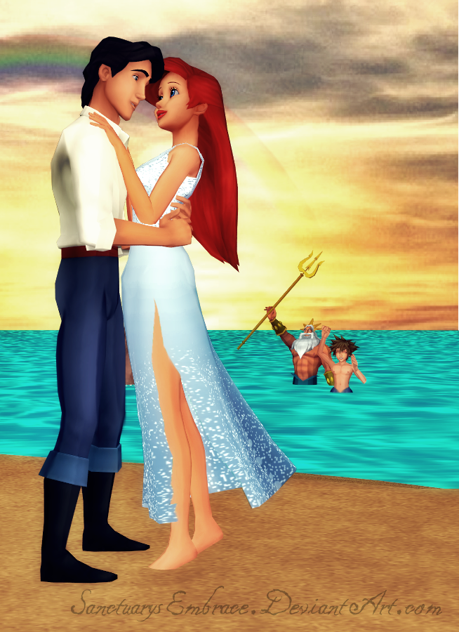 ariel sparkly dress