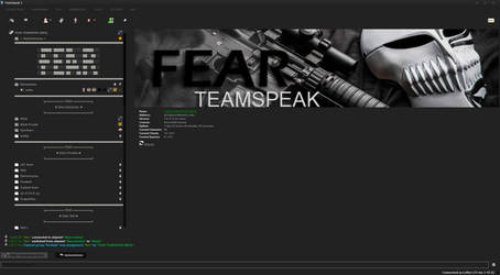 Theme Dark TeamSpeak 3 [FEAR Theme 2.1] [Update]