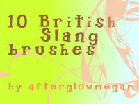 10 British Slang Brushes