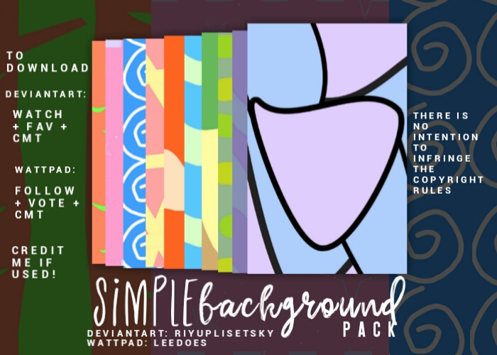 simple backgrounds pack by riyuplisetsky on DeviantArt