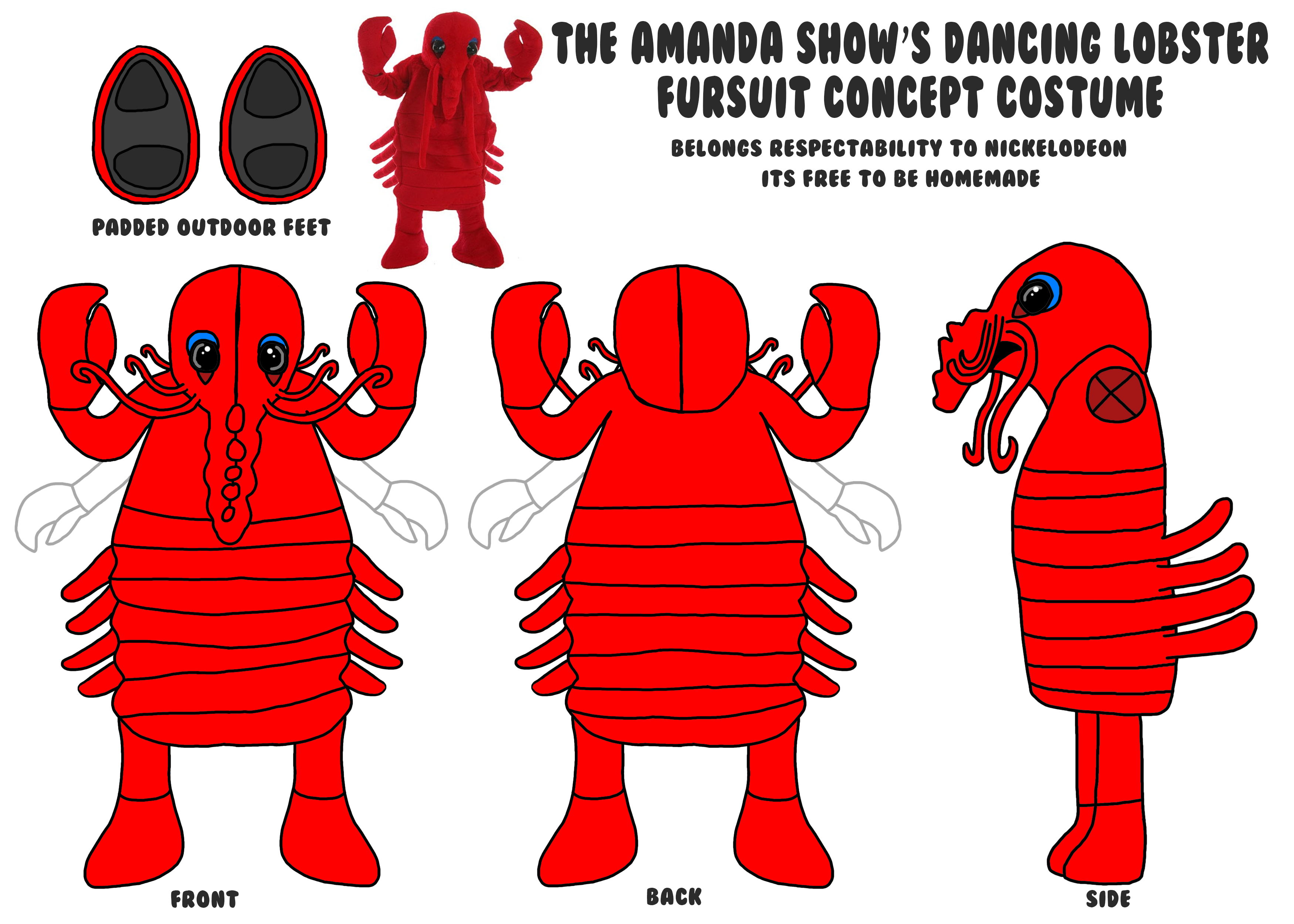 images Dancing Lobsters Amanda Show Costume the dancing lobster fursuit concept by