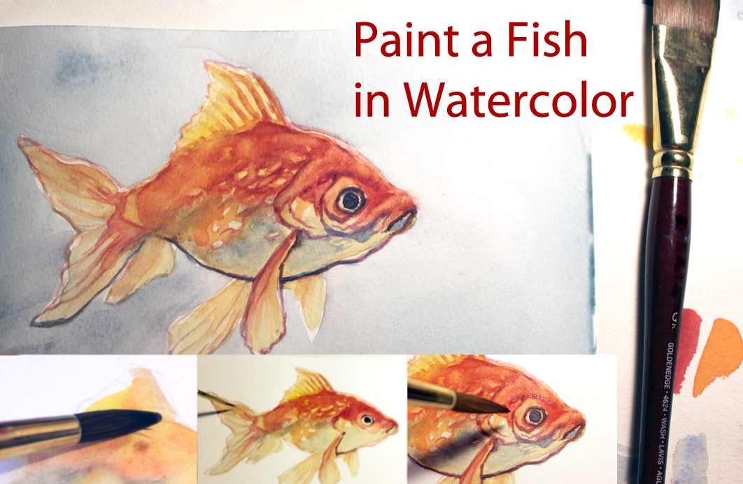 Art Tutorial: Paint a Fish in Watercolor