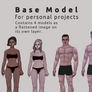 Base Models: 4 Pack Standing Poses