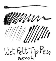 WetFeltTipPenBrush (ClipStudio/MangaStudio)