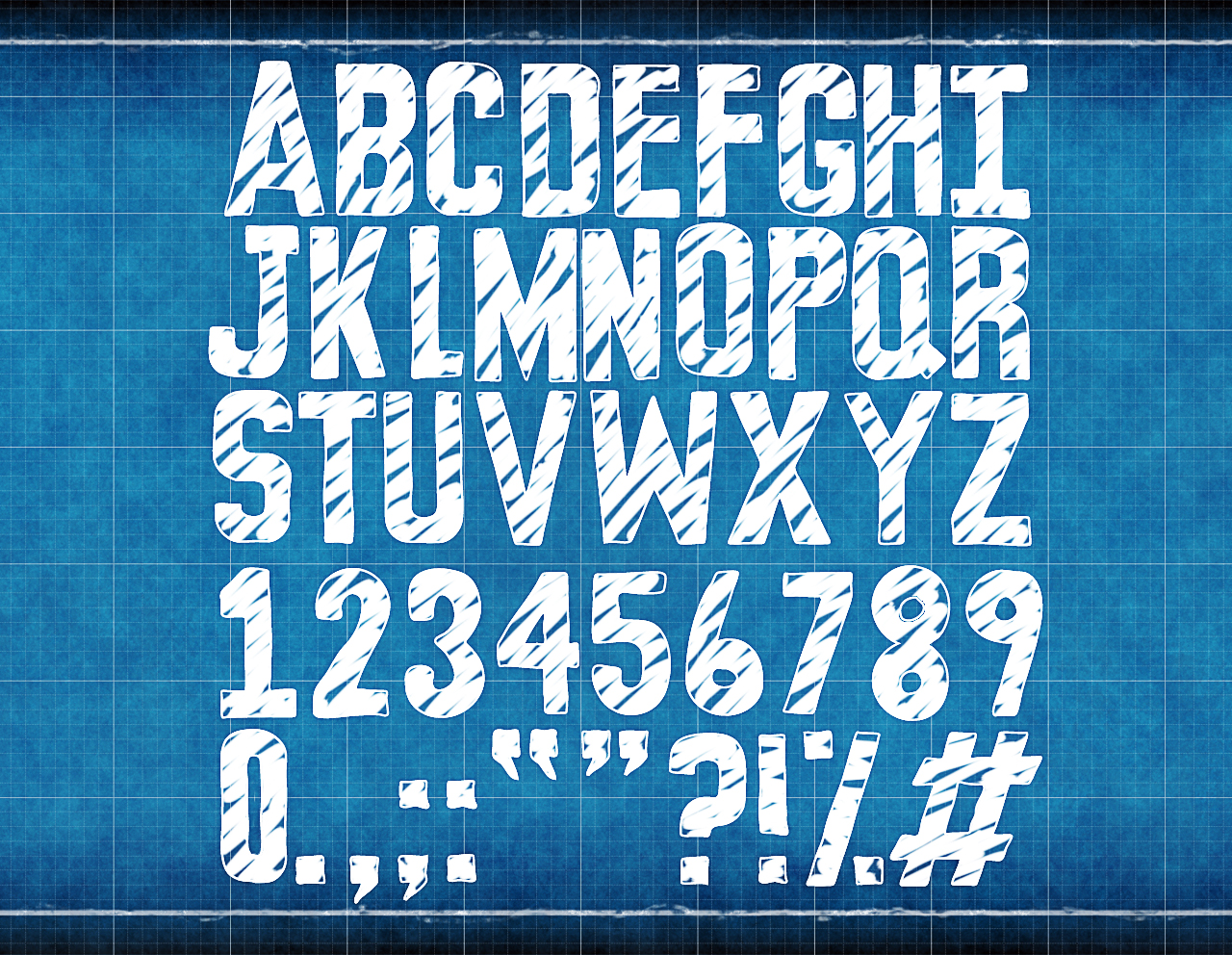 Blueprint Font