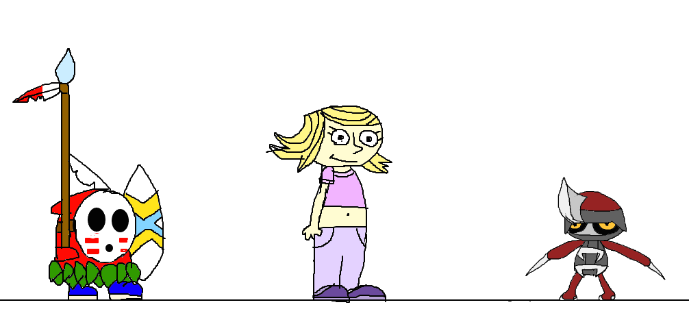spear guy pawniard and a belly button girl by uniparrot20 on DeviantArt