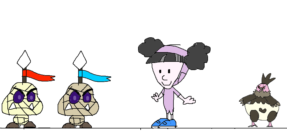 Grtty Goomba Vullaby And A Tiny Coat Girl By Uniparrot20 On Deviantart