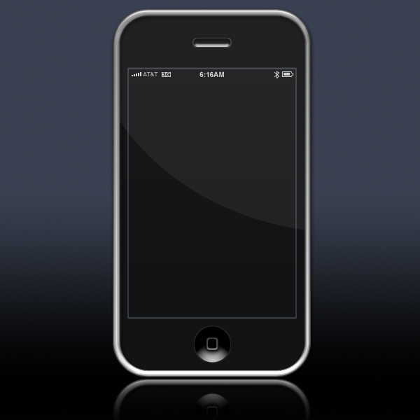 iPhone 3G psd template