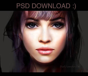 Cute Face PSD Download