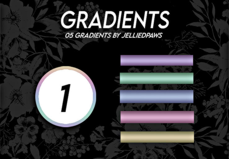 My first gradient upload by jelliedpaws on DeviantArt
