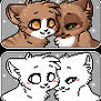 Group avatar base: Cat couple