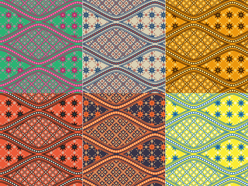 Indonesian Batik Patterns