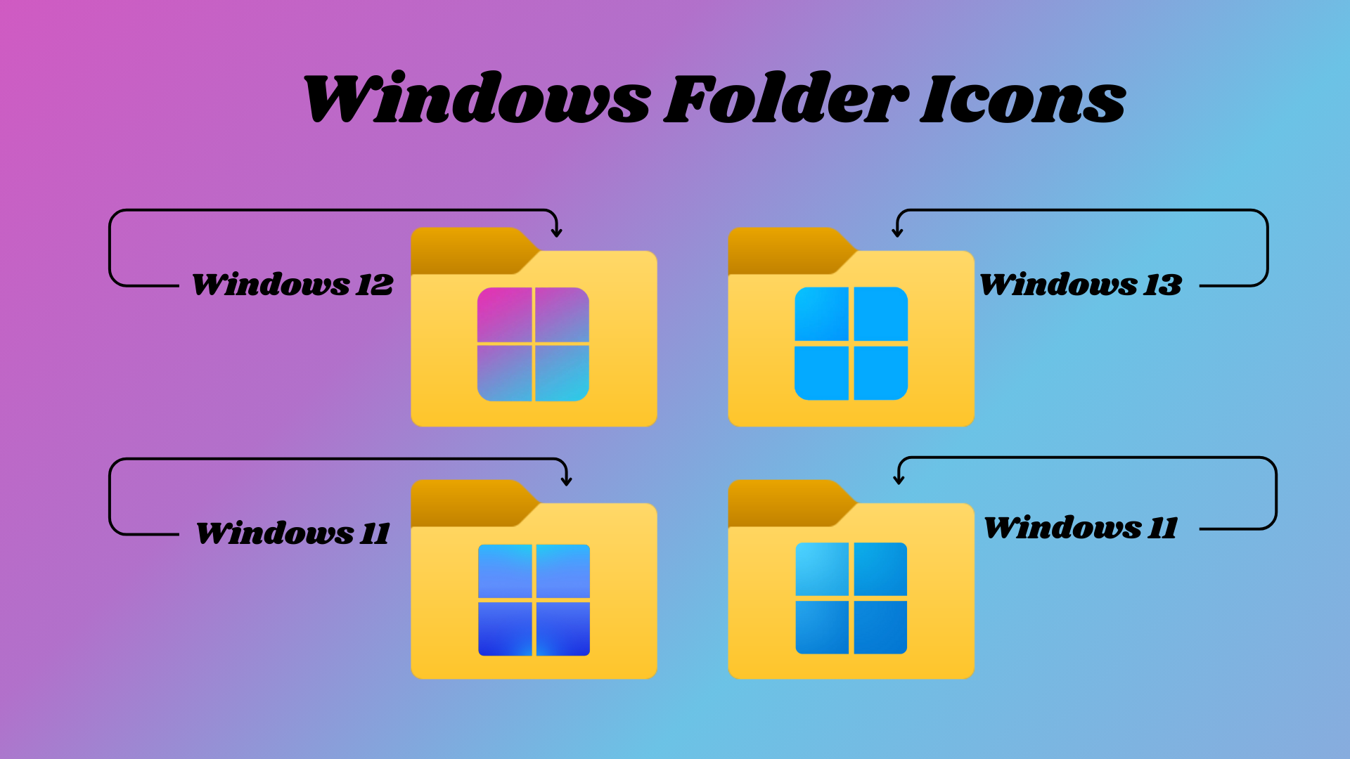 Windows Folder Icons by Belu-King on DeviantArt